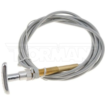 Motormite CONTROL CABLES WITH 1-3/4 IN CHROME HAND 55209
